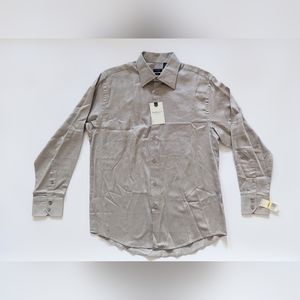 Van Heusen Studio Men's Medium 15-15 1/2 Long Sleeve Button Down Dress Shirt NWT